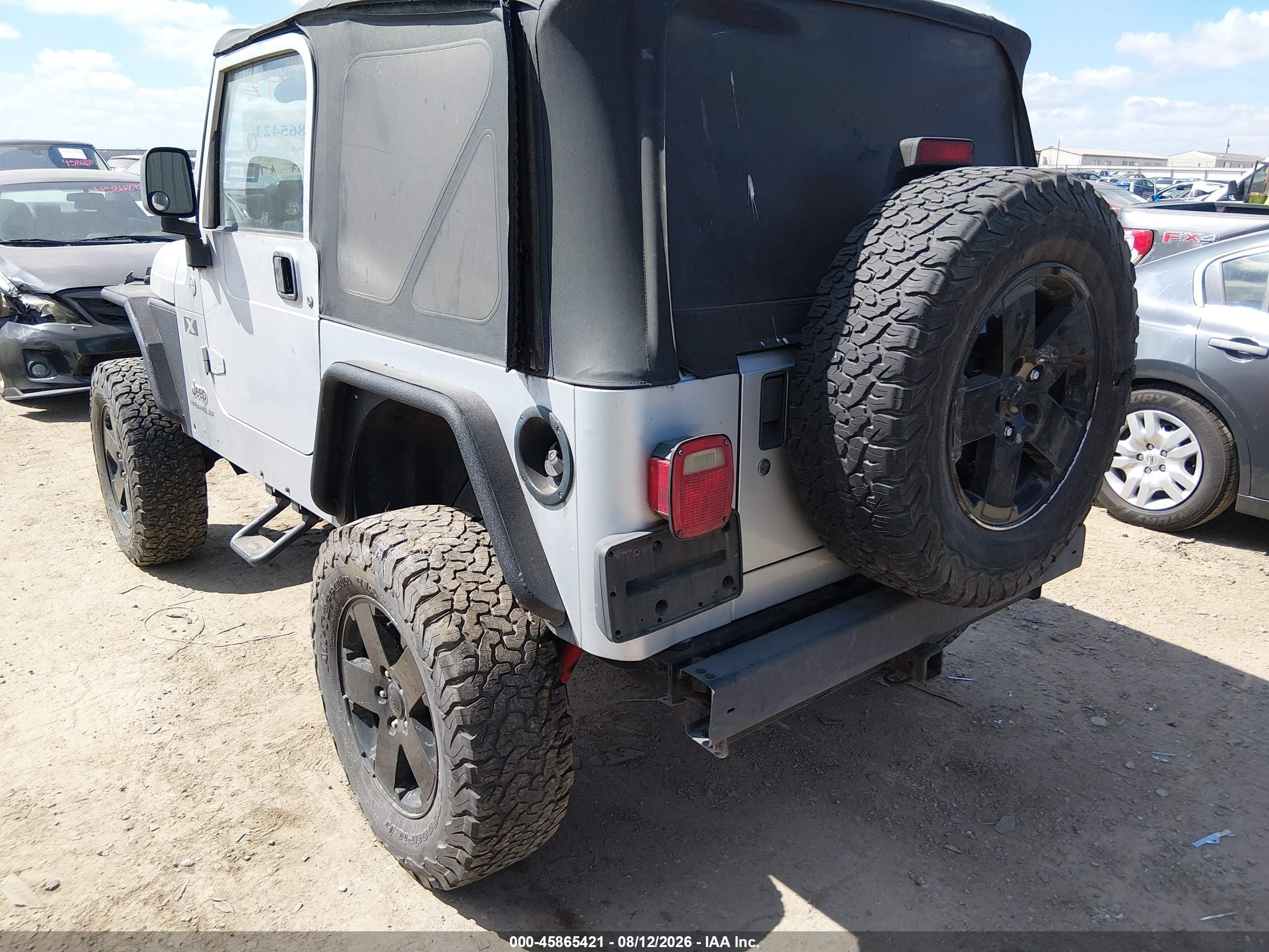 2006 Jeep Wrangler X Silver vin: 1J4FA39S86P756568