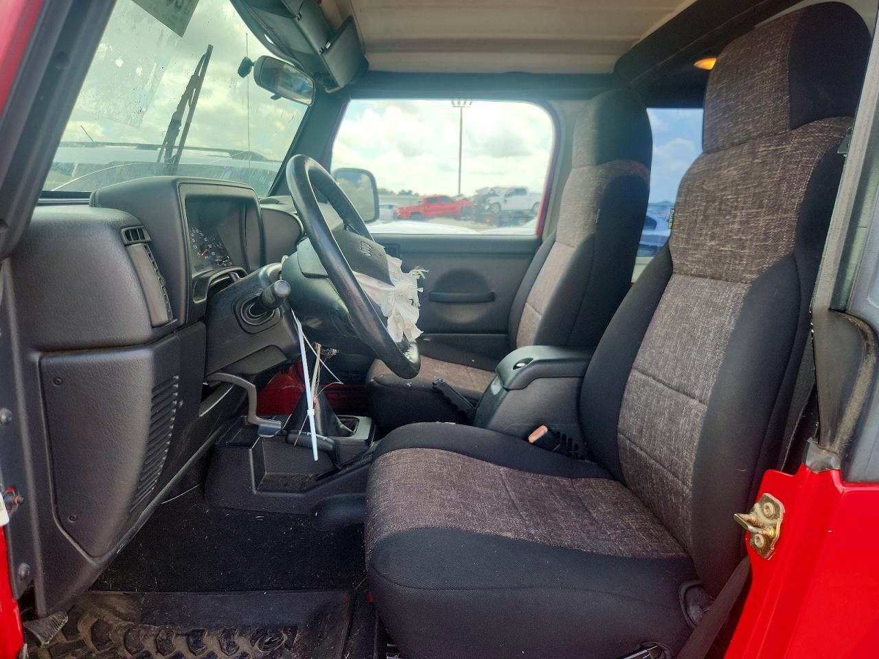2006 Jeep Wrangler X Red vin: 1J4FA39S86P759115