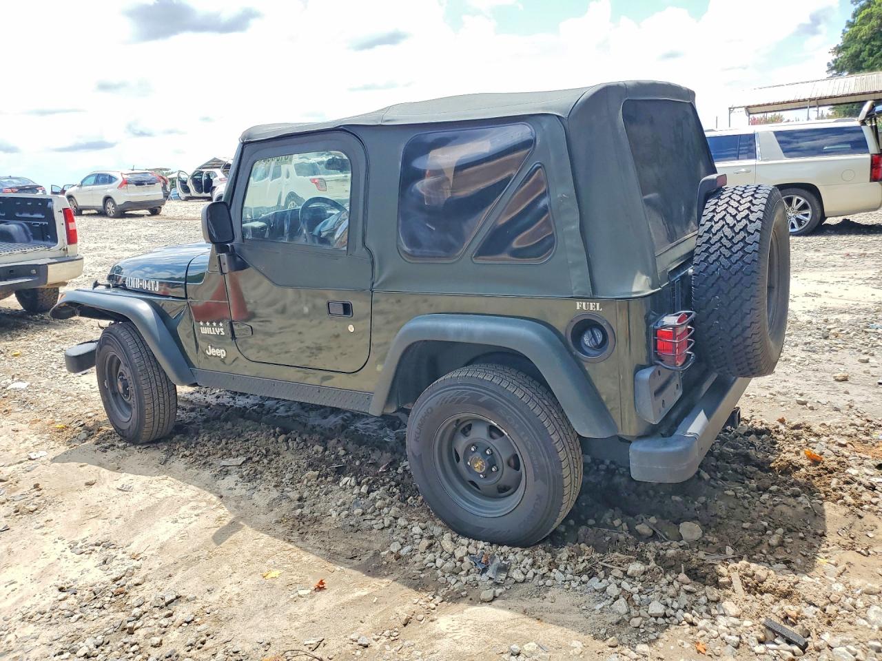 2004 Jeep Wrangler X Зеленый vin: 1J4FA39S94P715380