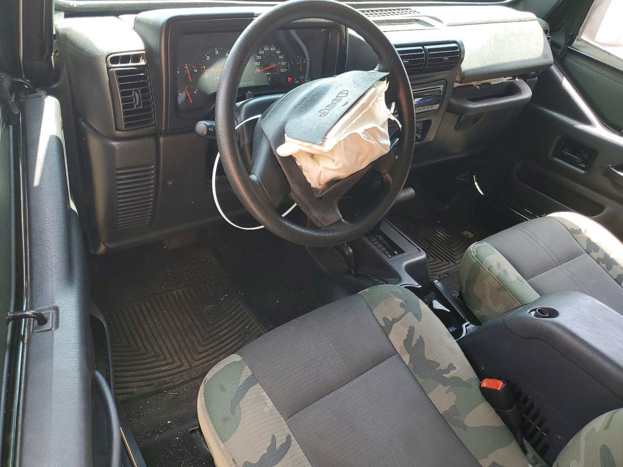 2004 Jeep Wrangler X Зеленый vin: 1J4FA39S94P715380