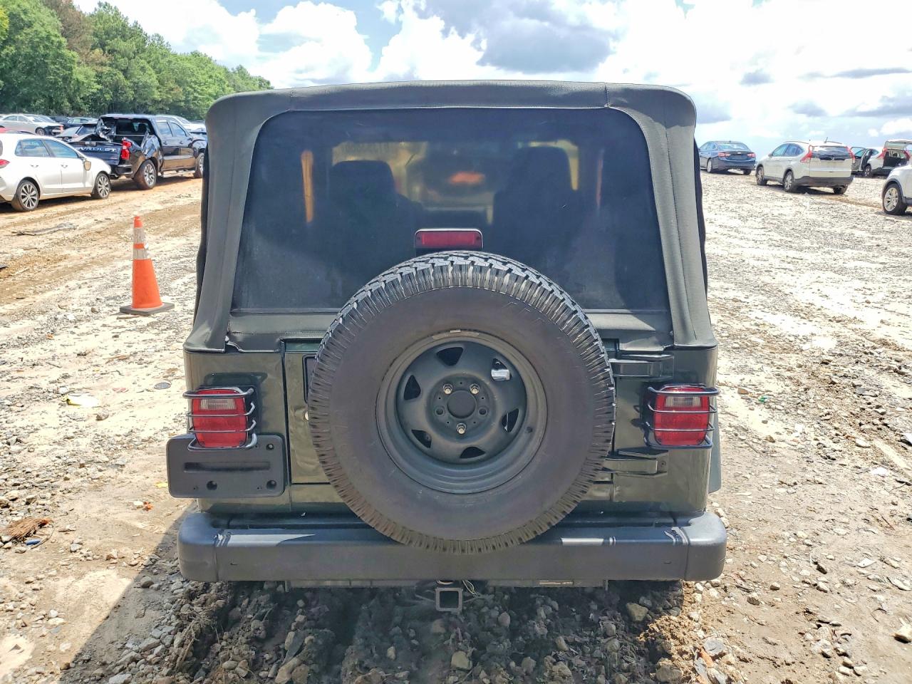 2004 Jeep Wrangler X Зеленый vin: 1J4FA39S94P715380