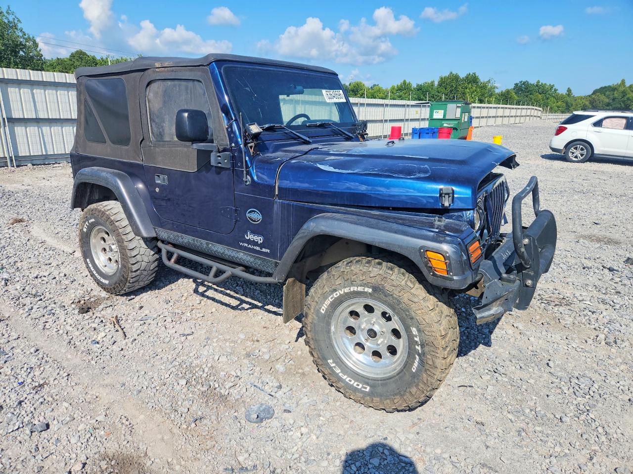2004 Jeep Wrangler X Blue vin: 1J4FA39S94P798017