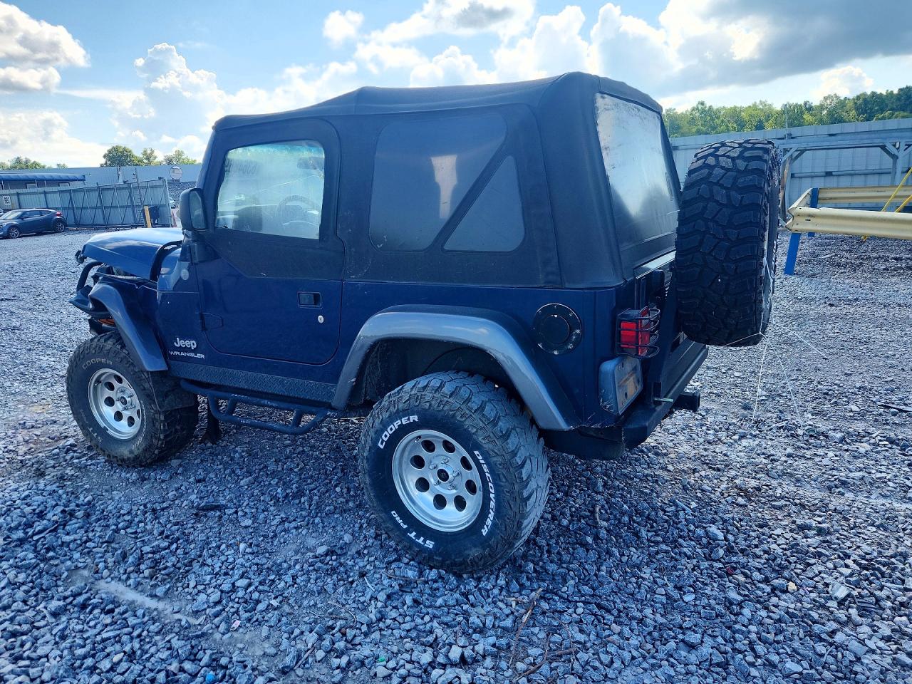 2004 Jeep Wrangler X Blue vin: 1J4FA39S94P798017