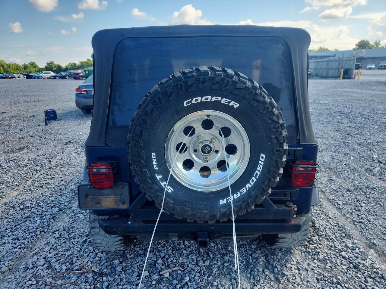 2004 Jeep Wrangler X Blue vin: 1J4FA39S94P798017