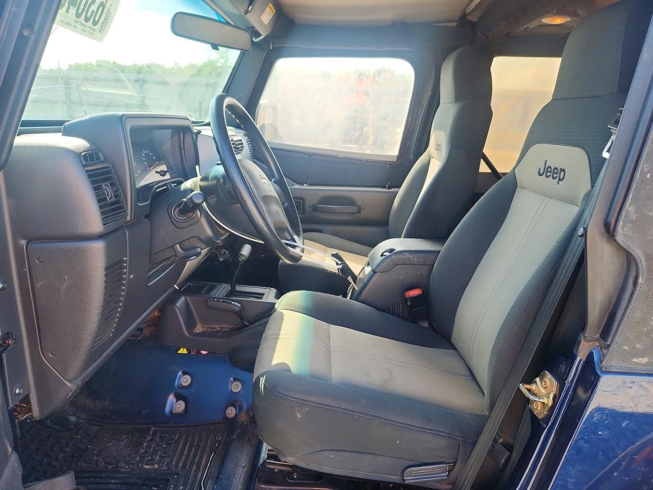 2004 Jeep Wrangler X Blue vin: 1J4FA39S94P798017