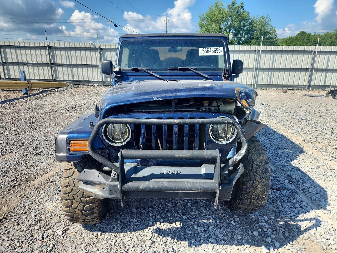 2004 Jeep Wrangler X Blue vin: 1J4FA39S94P798017