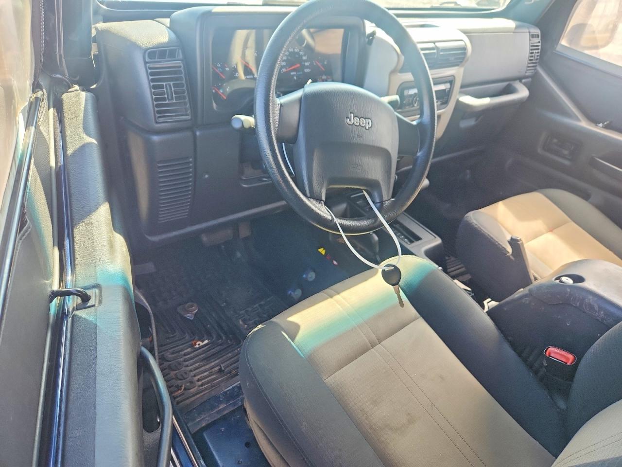 2004 Jeep Wrangler X Blue vin: 1J4FA39S94P798017