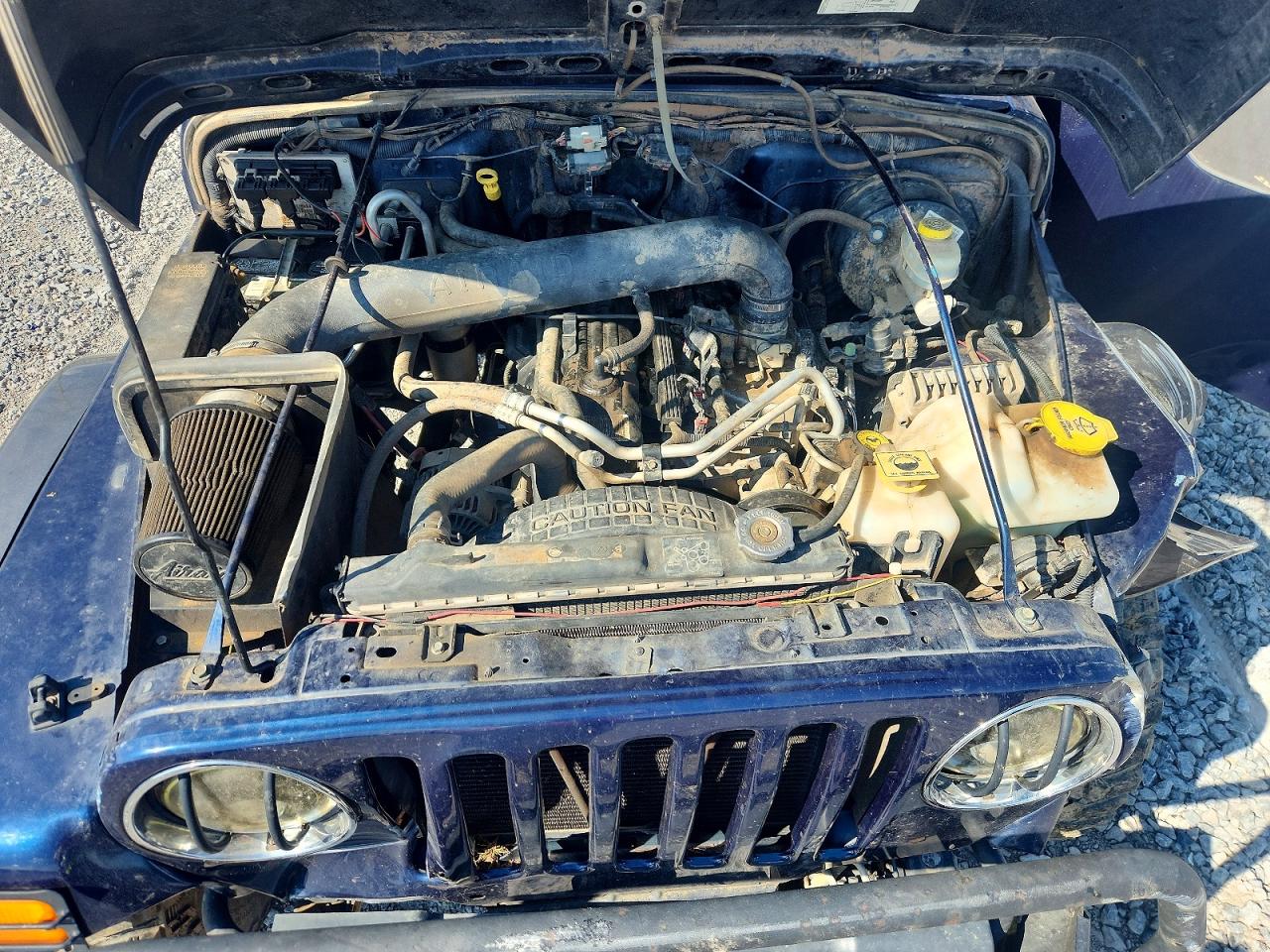 2004 Jeep Wrangler X Blue vin: 1J4FA39S94P798017