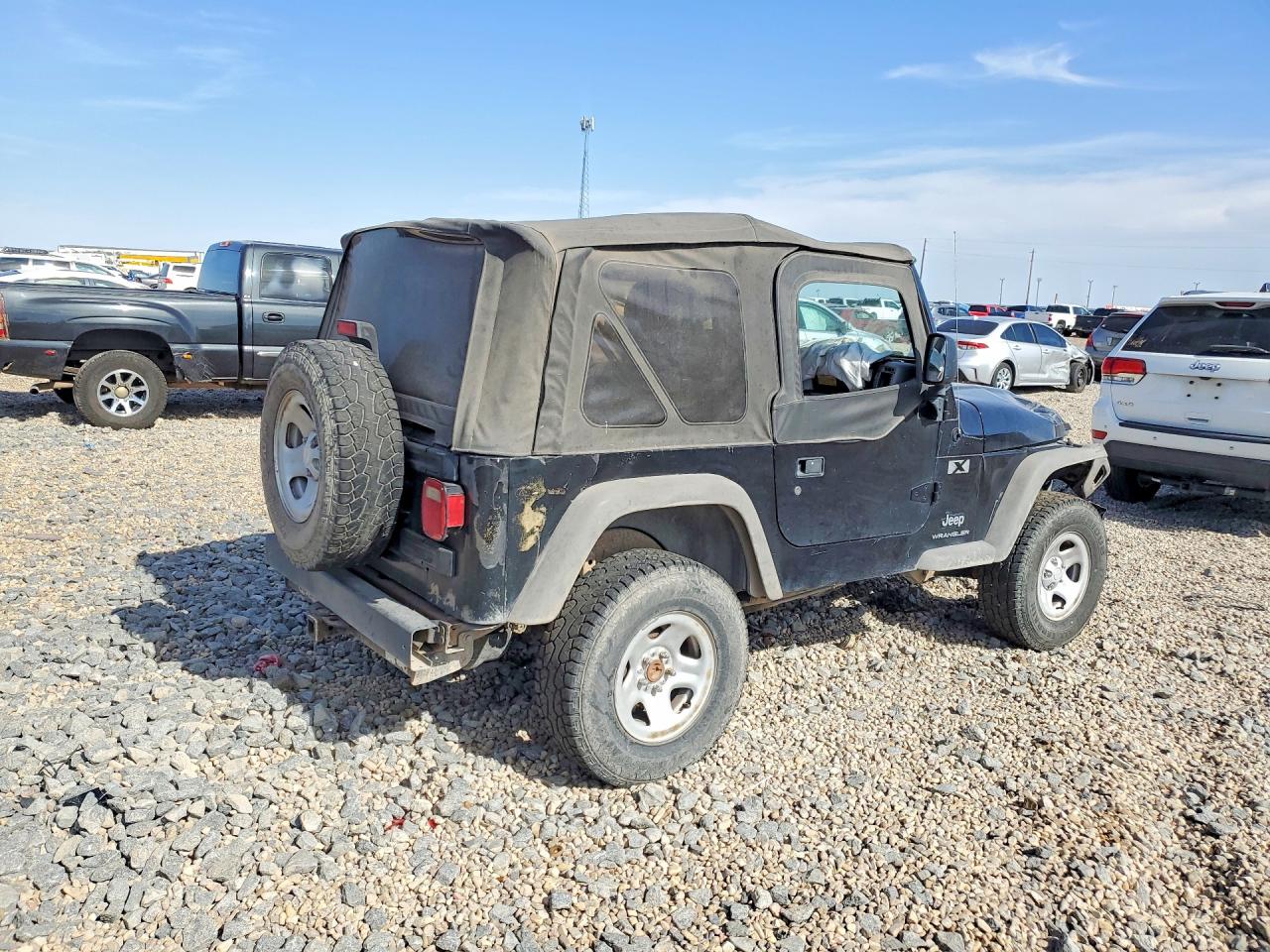 2005 Jeep Wrangler X Black vin: 1J4FA39S95P332802