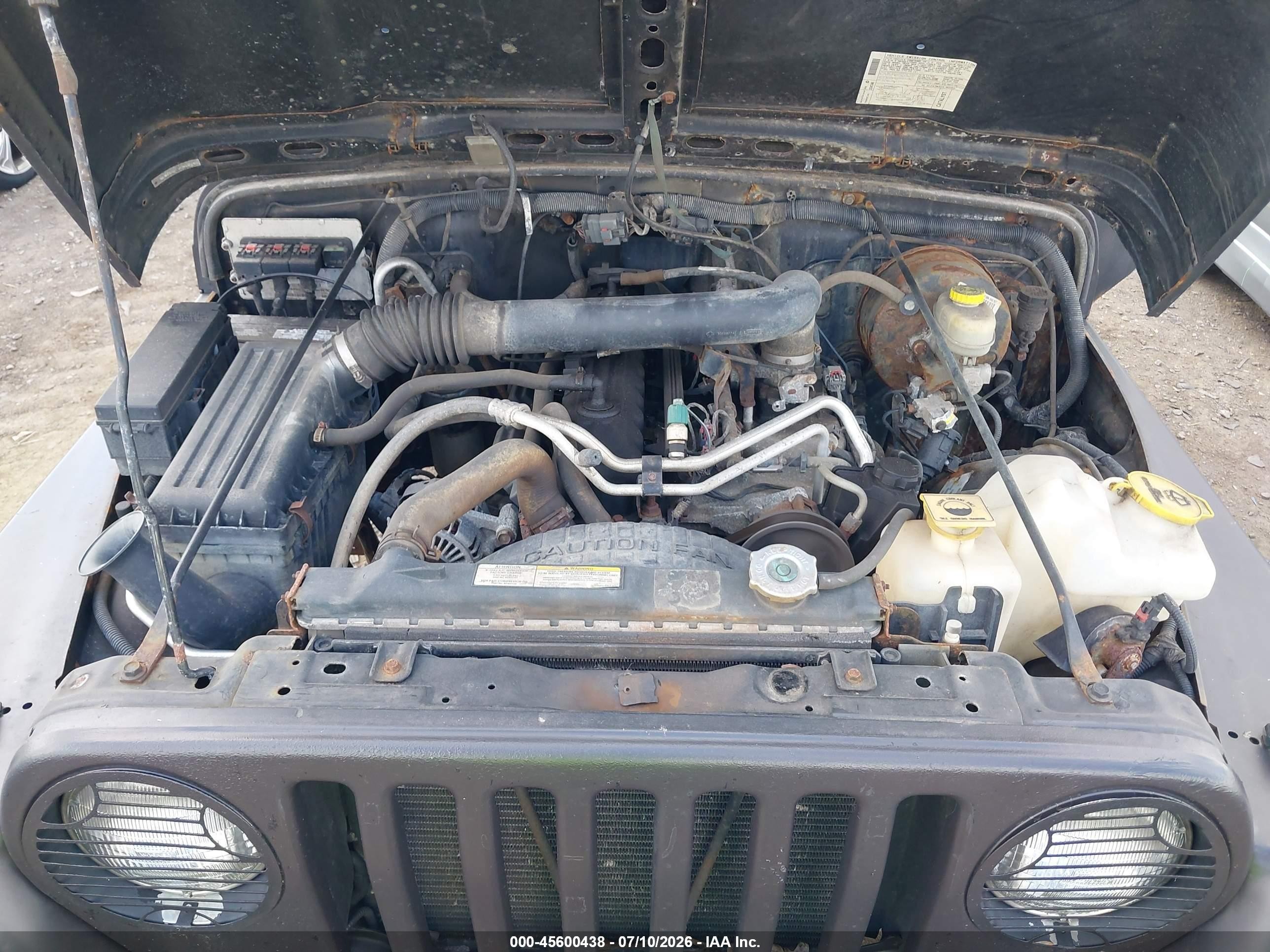2006 Jeep Wrangler X Brown vin: 1J4FA39S96P766557