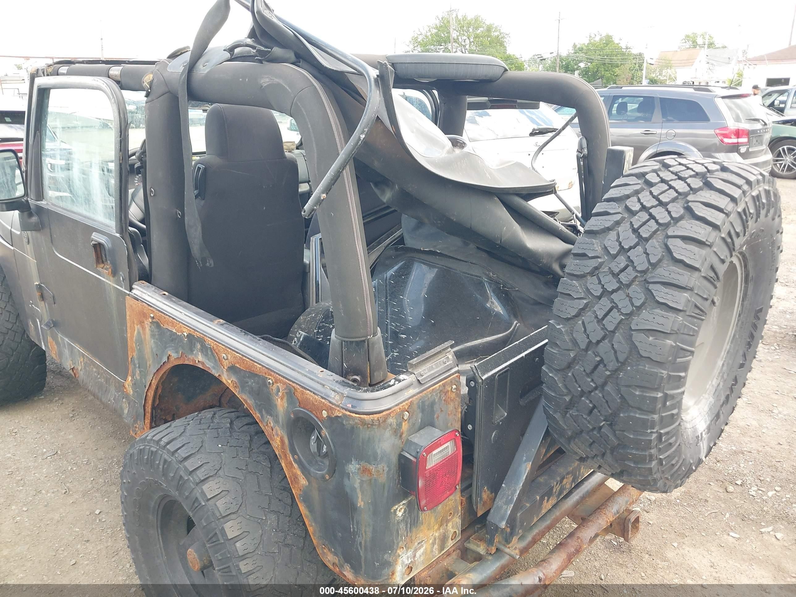 2006 Jeep Wrangler X Brown vin: 1J4FA39S96P766557