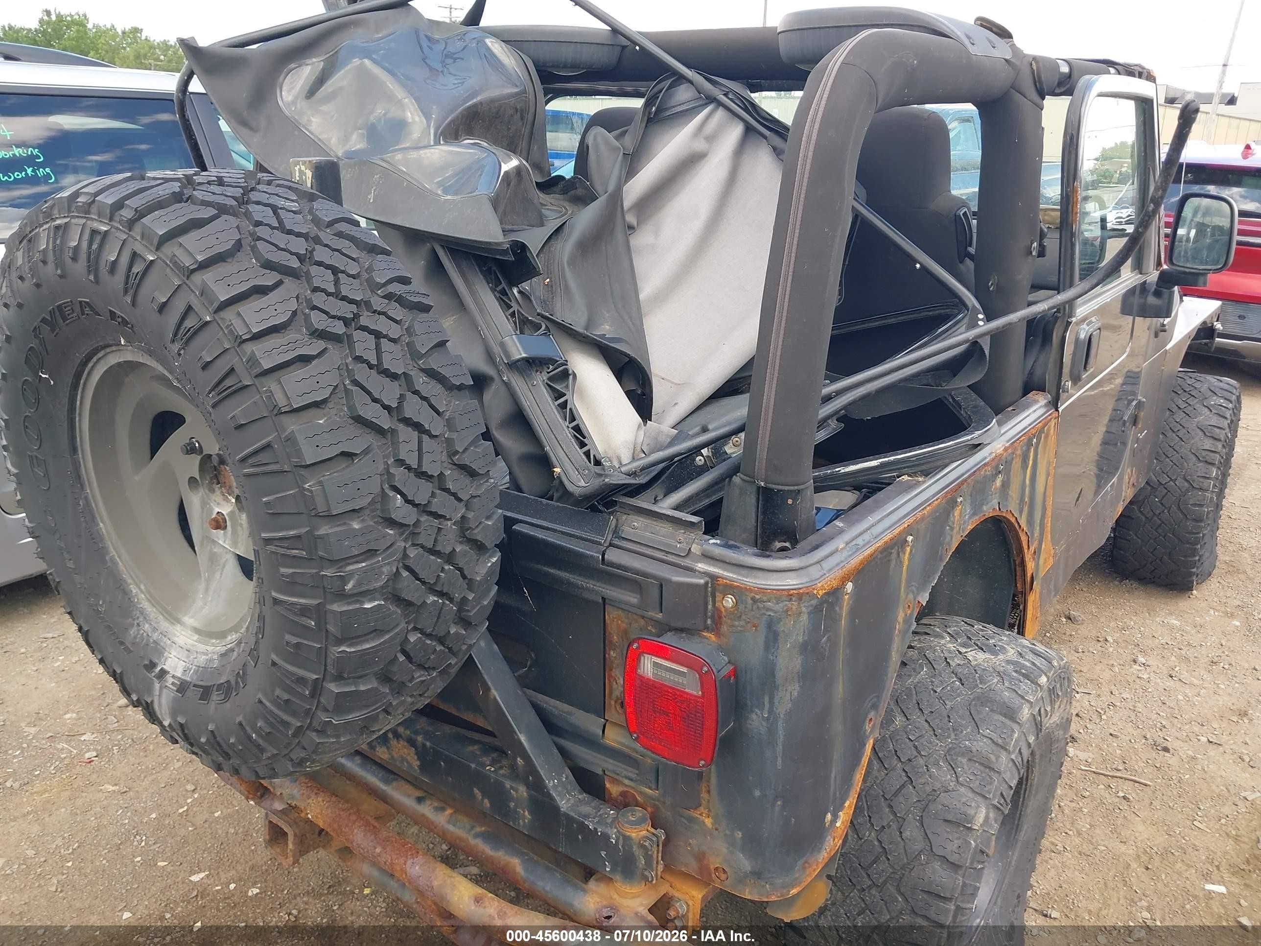 2006 Jeep Wrangler X Brown vin: 1J4FA39S96P766557