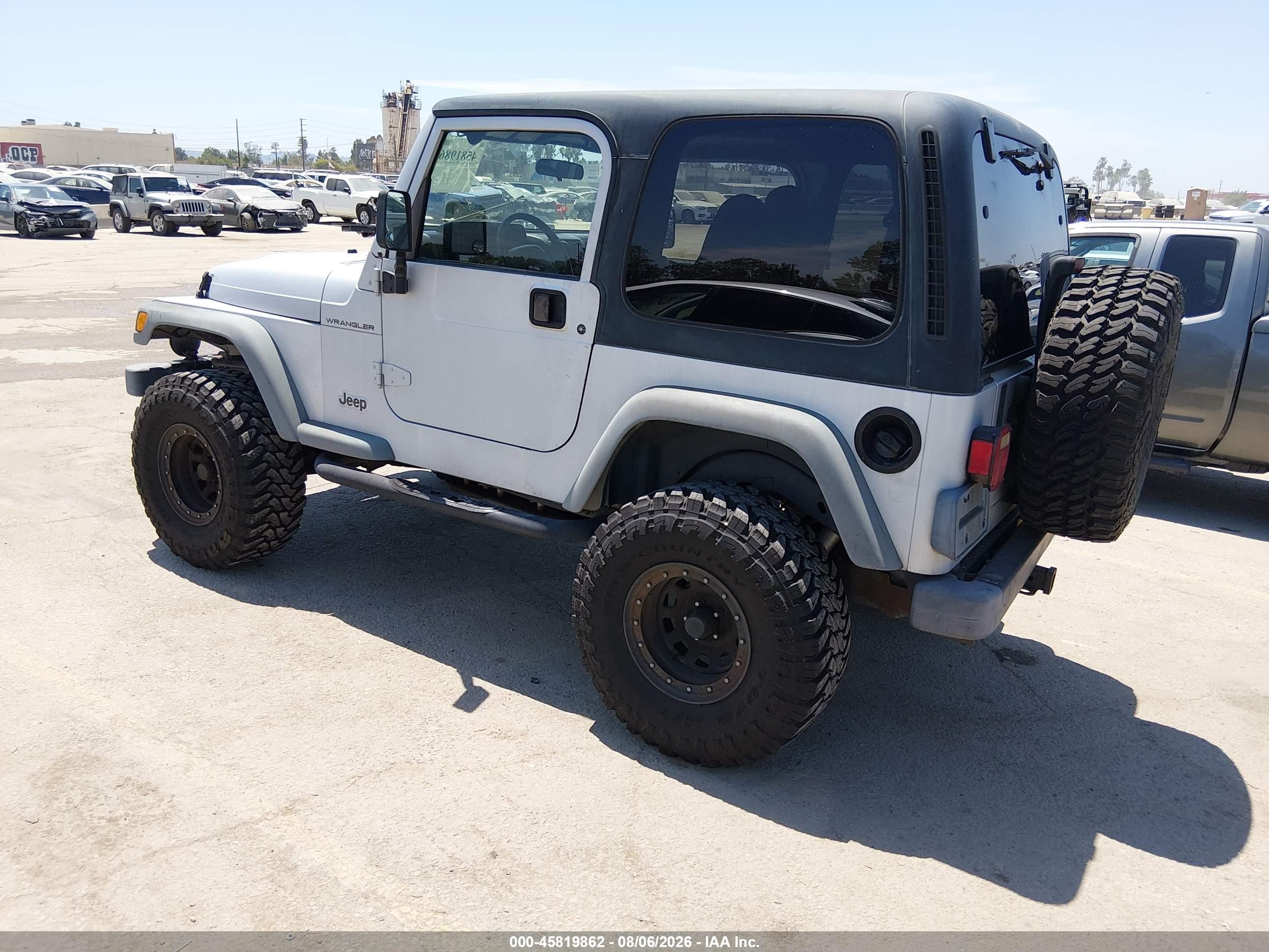 2002 Jeep Wrangler X Silver vin: 1J4FA39SX2P750958