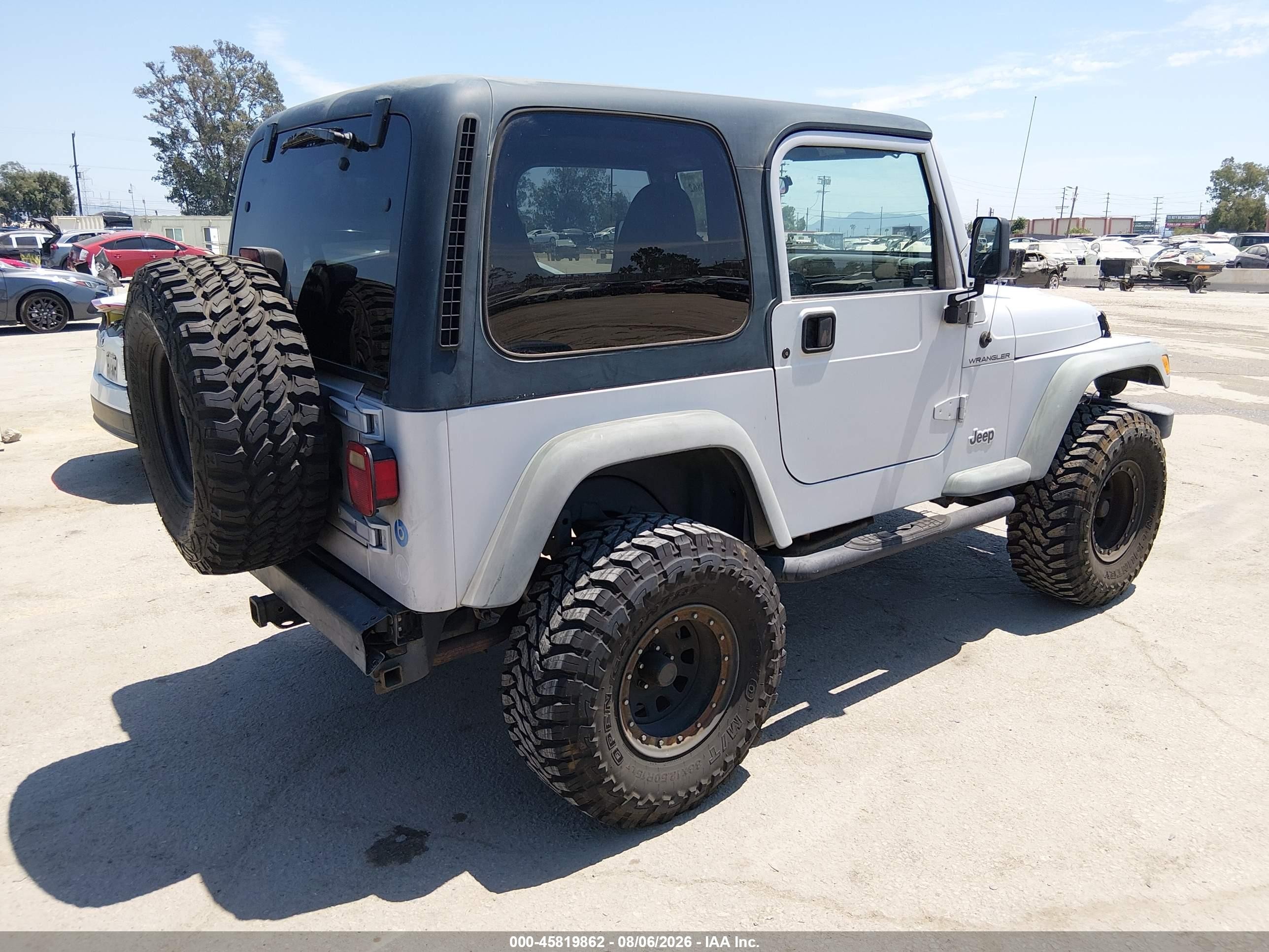 2002 Jeep Wrangler X Silver vin: 1J4FA39SX2P750958