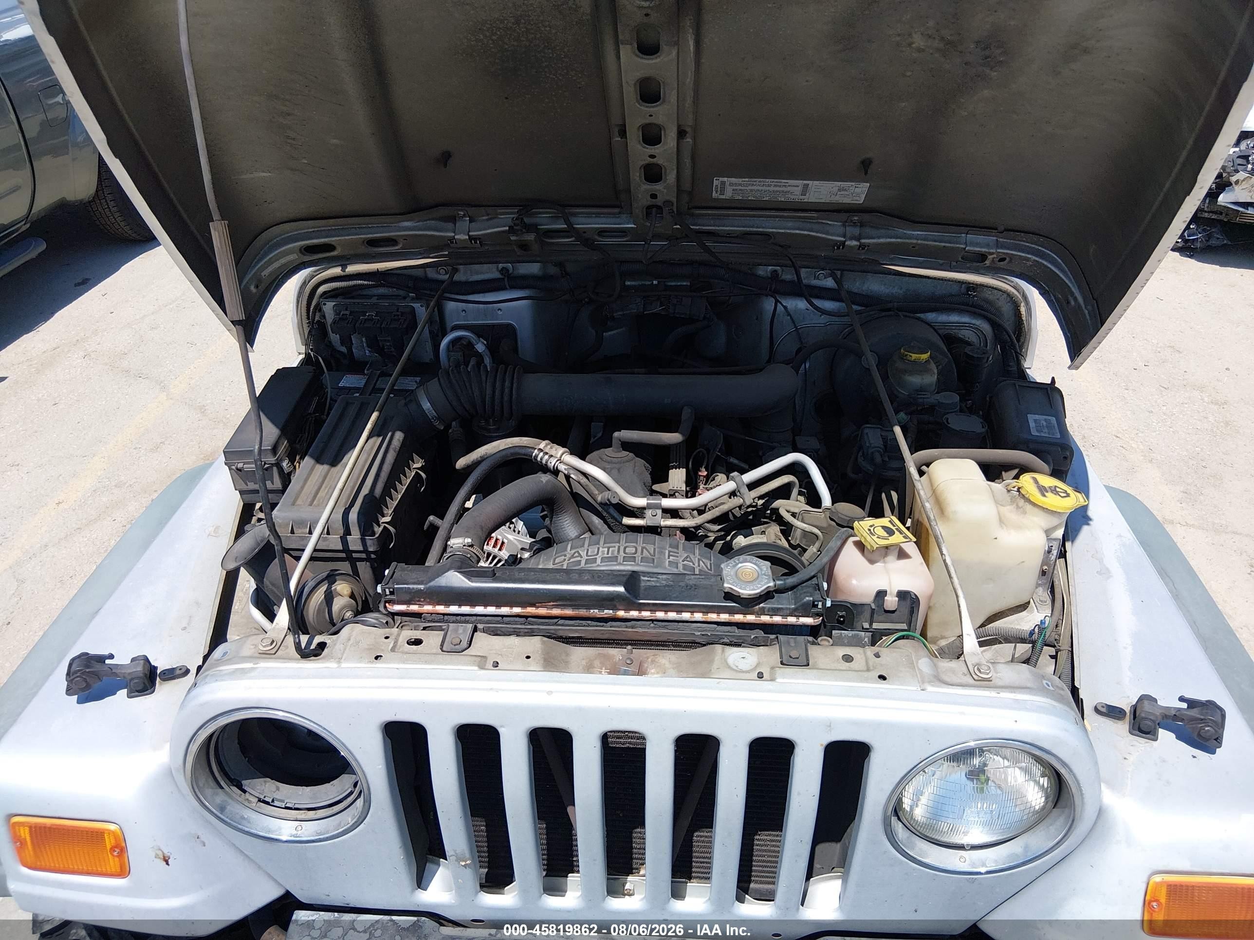 2002 Jeep Wrangler X Silver vin: 1J4FA39SX2P750958