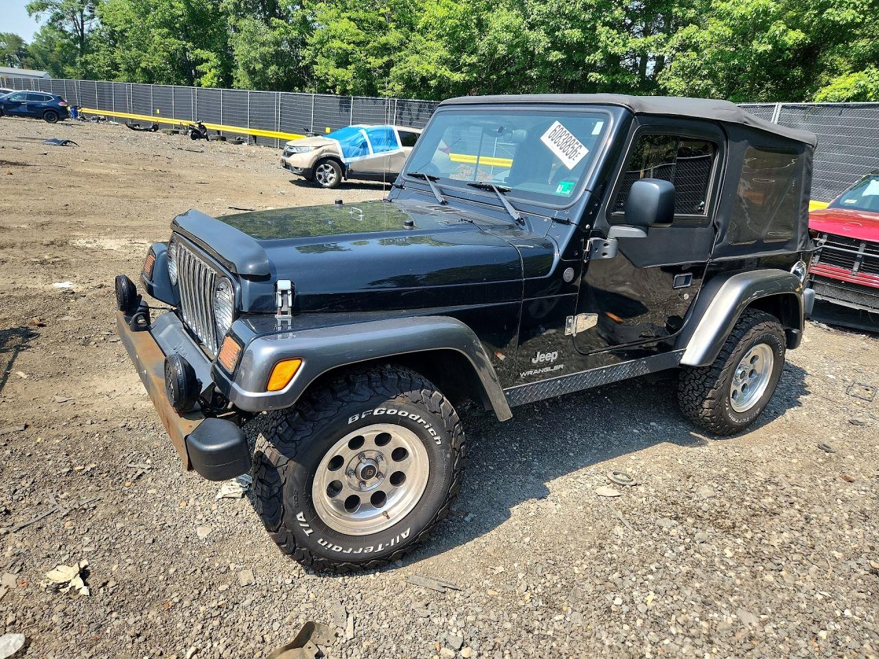 2004 Jeep Wrangler X Black vin: 1J4FA39SX4P801586