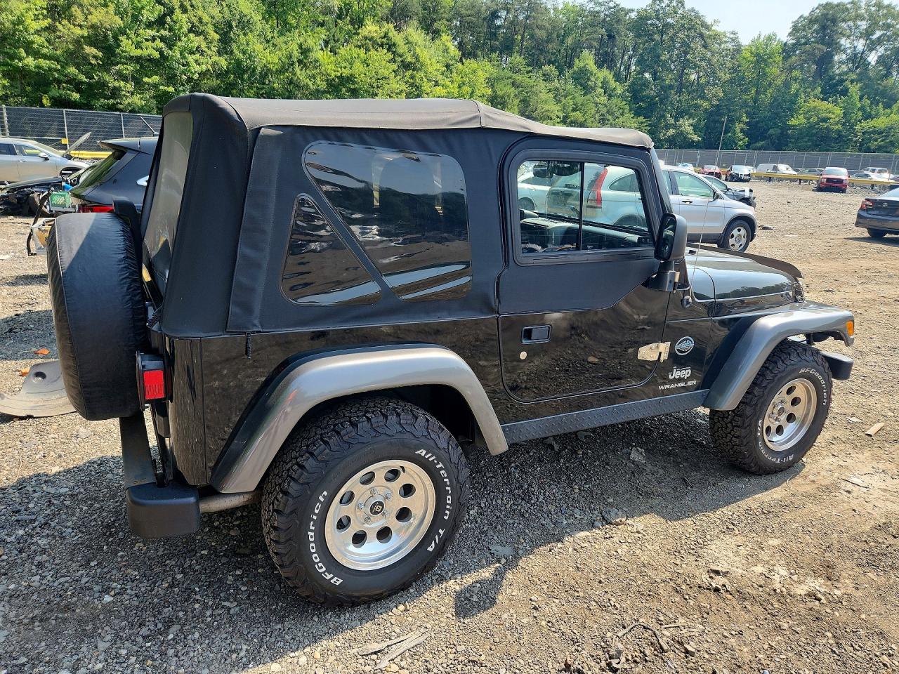 2004 Jeep Wrangler X Black vin: 1J4FA39SX4P801586