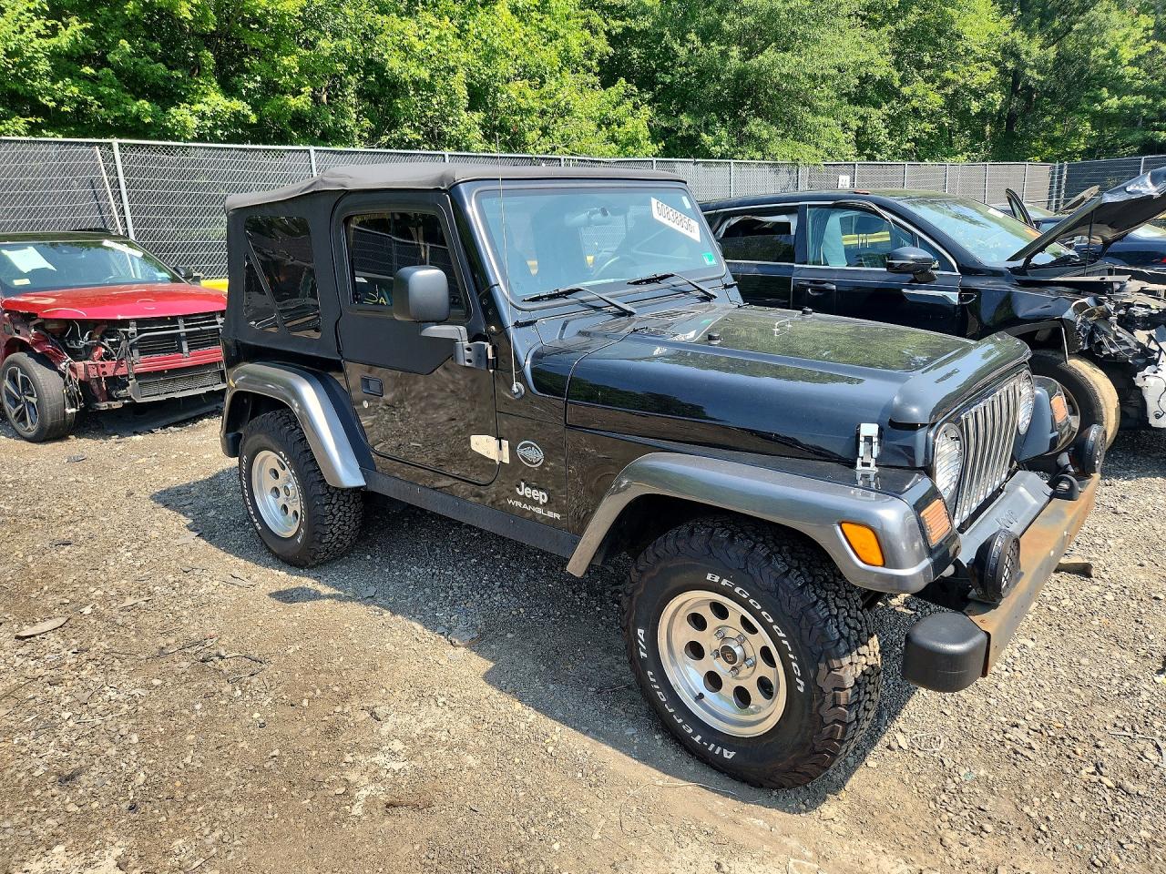2004 Jeep Wrangler X Black vin: 1J4FA39SX4P801586