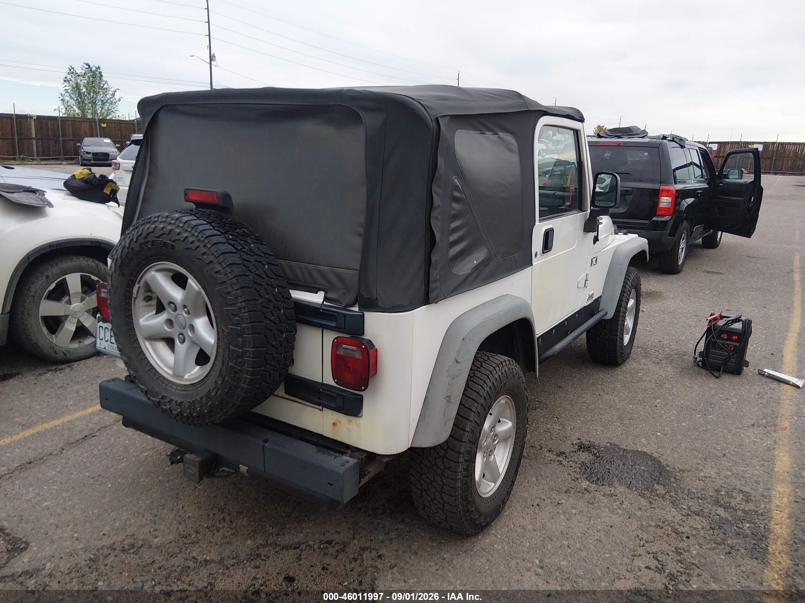 2006 Jeep Wrangler X Белый vin: 1J4FA39SX6P719831