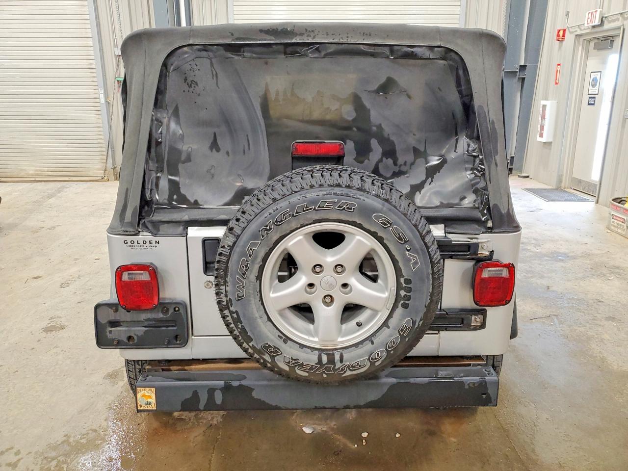 2006 Jeep Wrangler X Silver vin: 1J4FA39SX6P758757