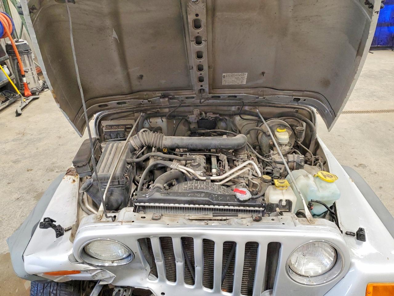 2006 Jeep Wrangler X Silver vin: 1J4FA39SX6P758757