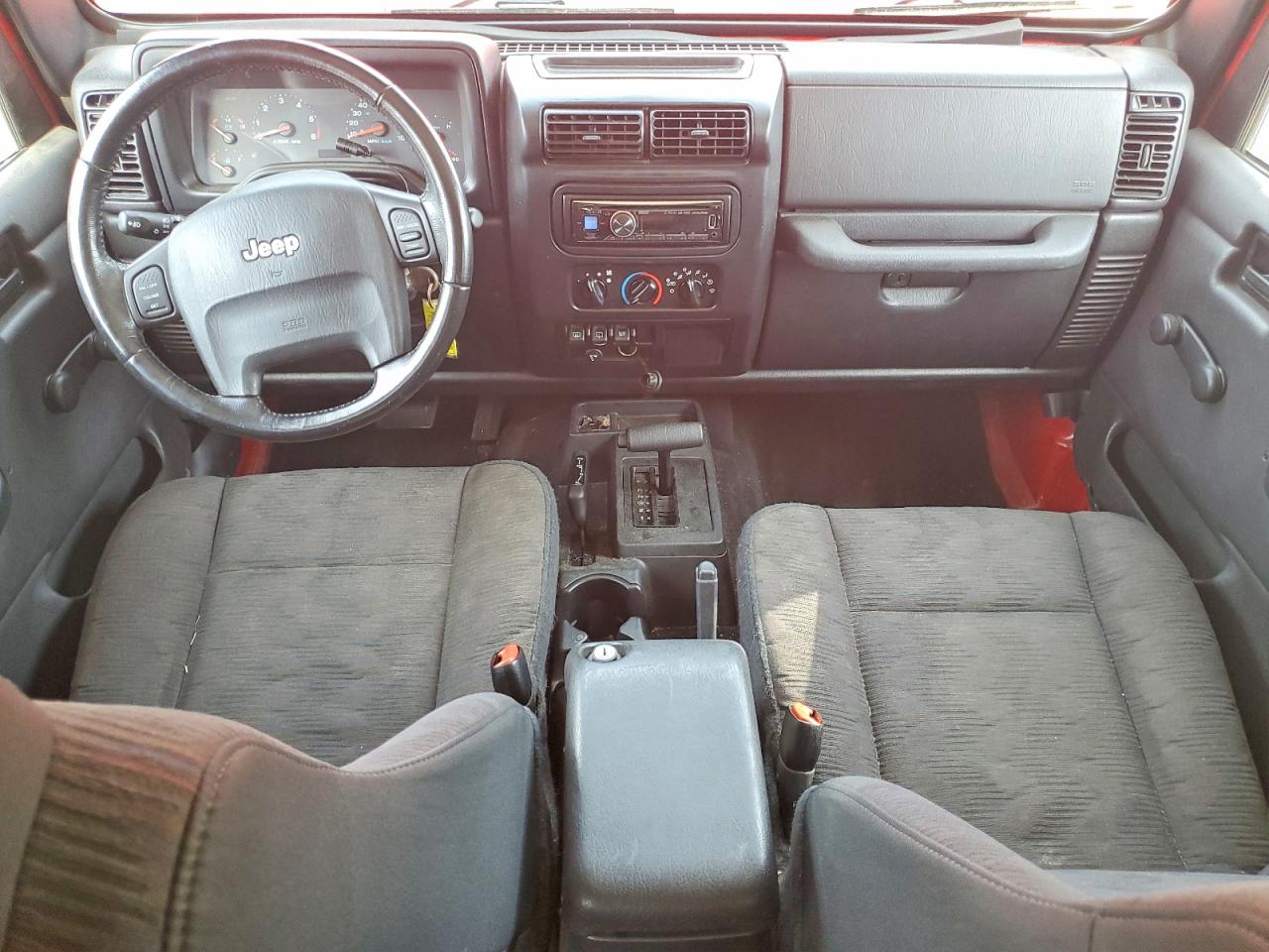 2005 Jeep Wrangler / Tj Unlimited Red vin: 1J4FA44S05P313150