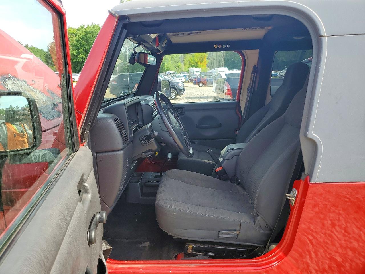 2005 Jeep Wrangler / Tj Unlimited Red vin: 1J4FA44S05P313150