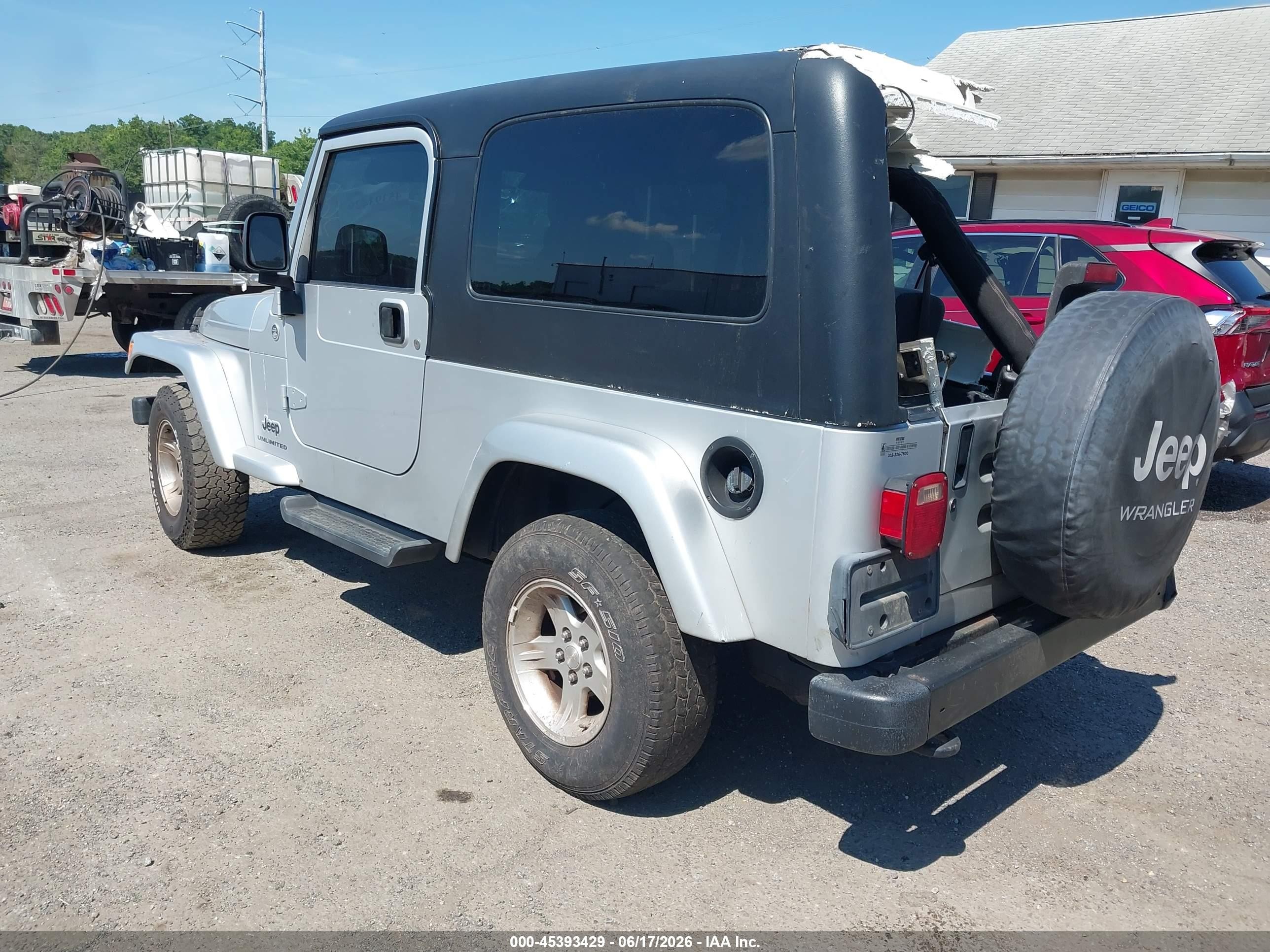 2005 Jeep Wrangler Серебряный vin: 1J4FA44S15P376239