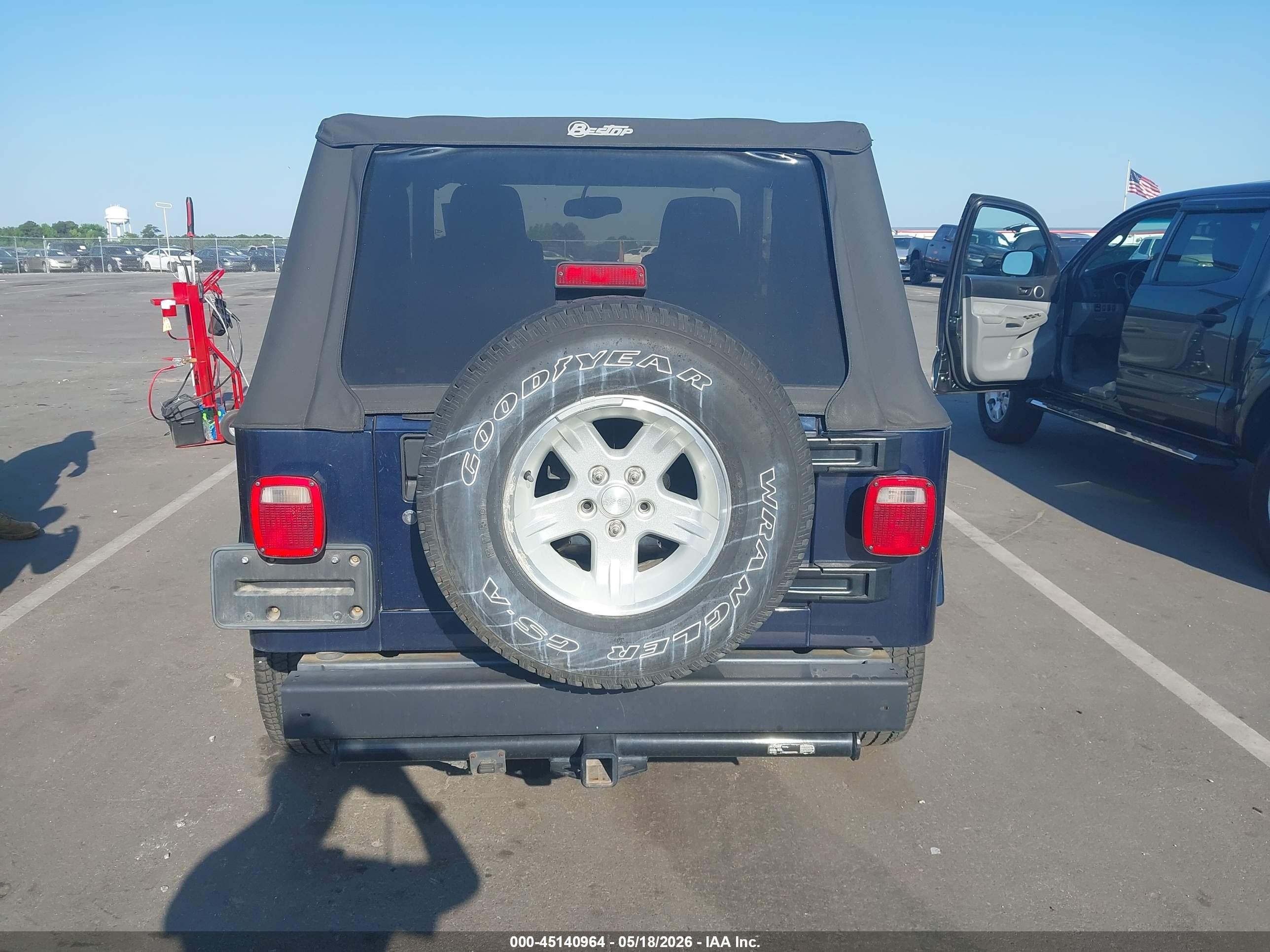 2006 Jeep Wrangler Unlimited Black vin: 1J4FA44S16P768719