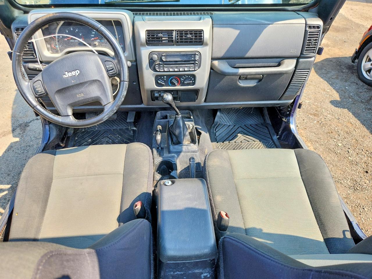 2006 Jeep Wrangler / Tj Unlimited Blue vin: 1J4FA44S26P761987