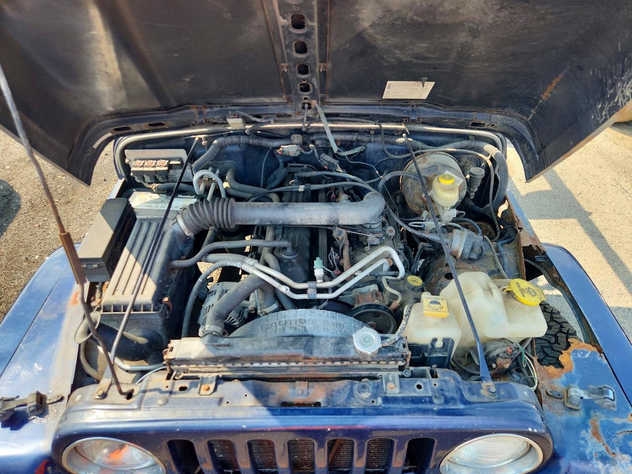 2006 Jeep Wrangler / Tj Unlimited Blue vin: 1J4FA44S26P761987