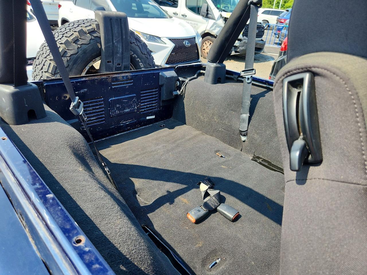 2006 Jeep Wrangler / Tj Unlimited Blue vin: 1J4FA44S26P761987
