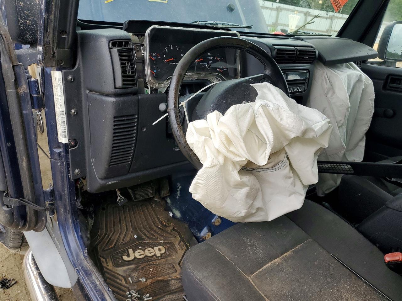 2006 Jeep Wrangler / Tj Unlimited Blue vin: 1J4FA44S26P788851