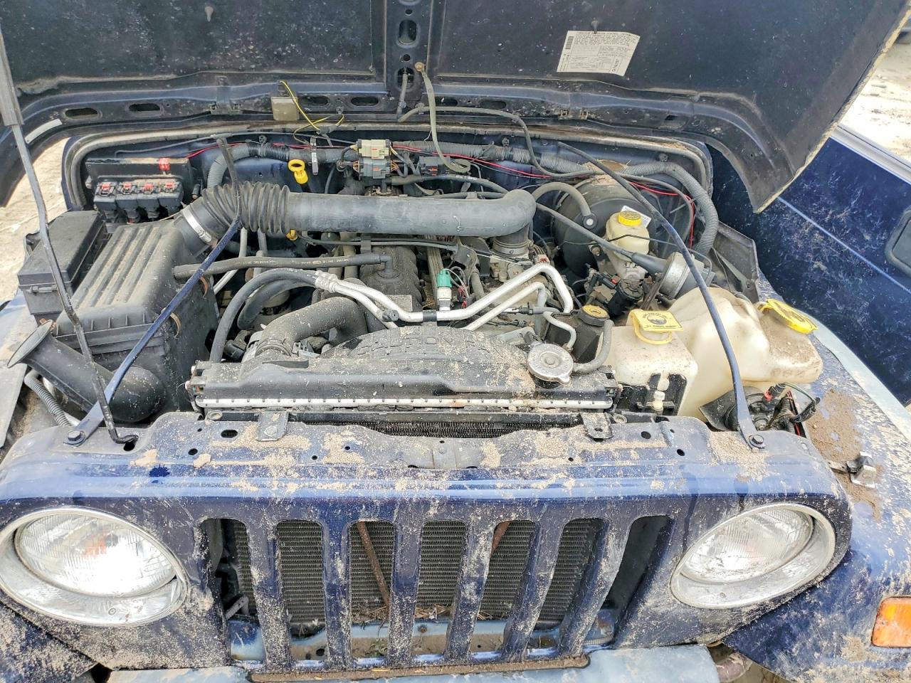 2006 Jeep Wrangler / Tj Unlimited Blue vin: 1J4FA44S26P788851