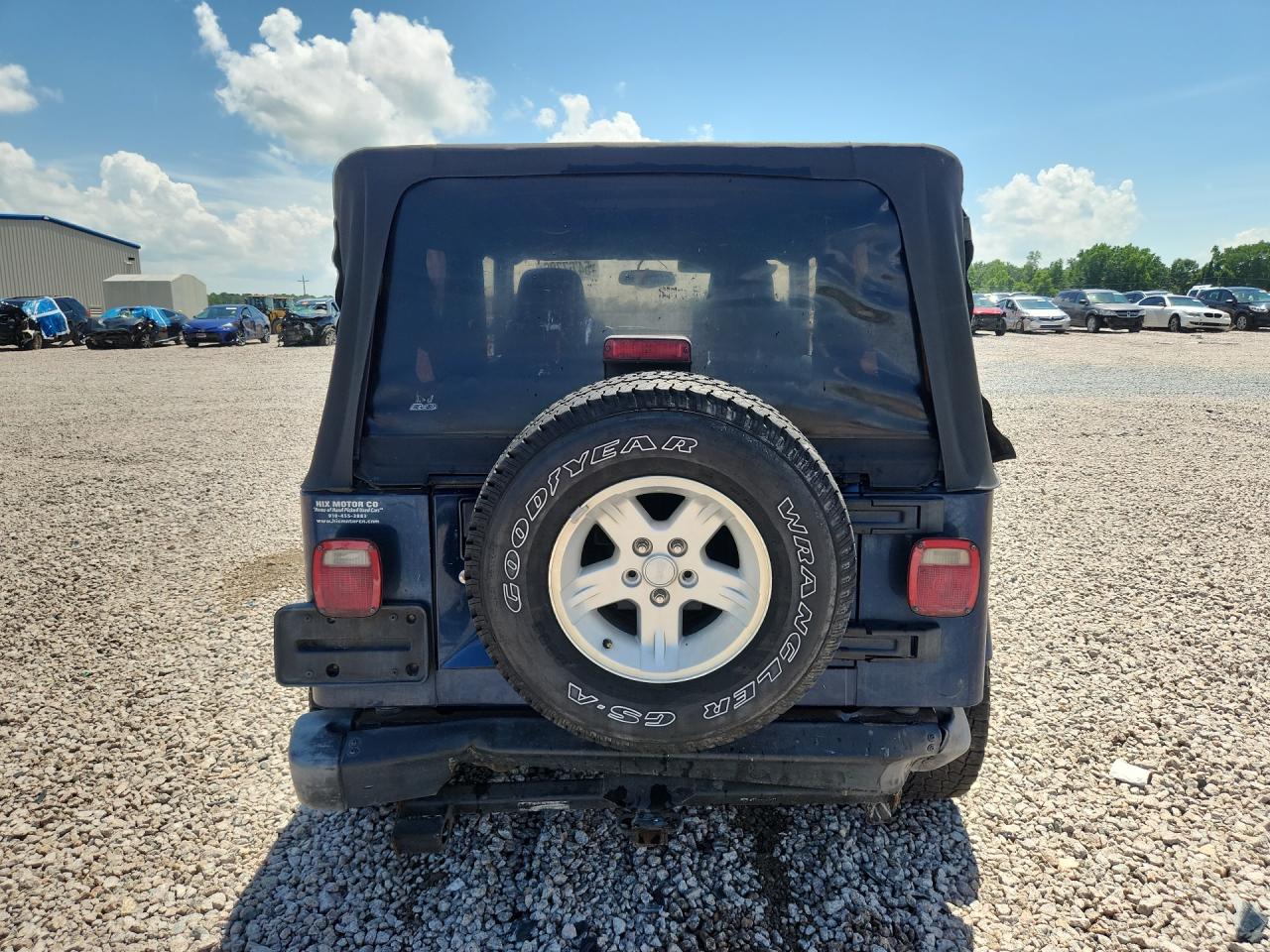 2005 Jeep Wrangler / Tj Unlimited Blue vin: 1J4FA44S35P324630