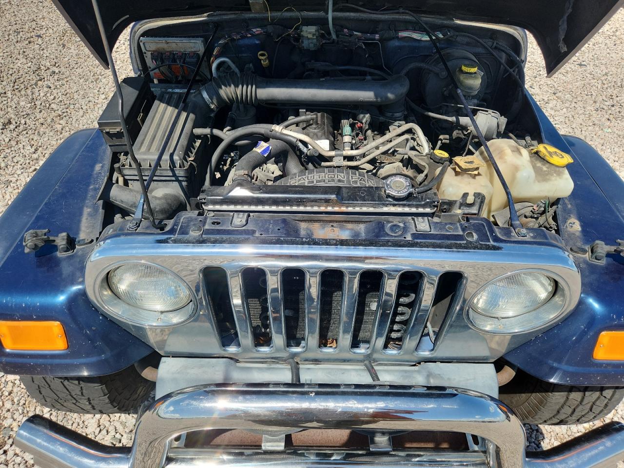 2005 Jeep Wrangler / Tj Unlimited Blue vin: 1J4FA44S35P324630