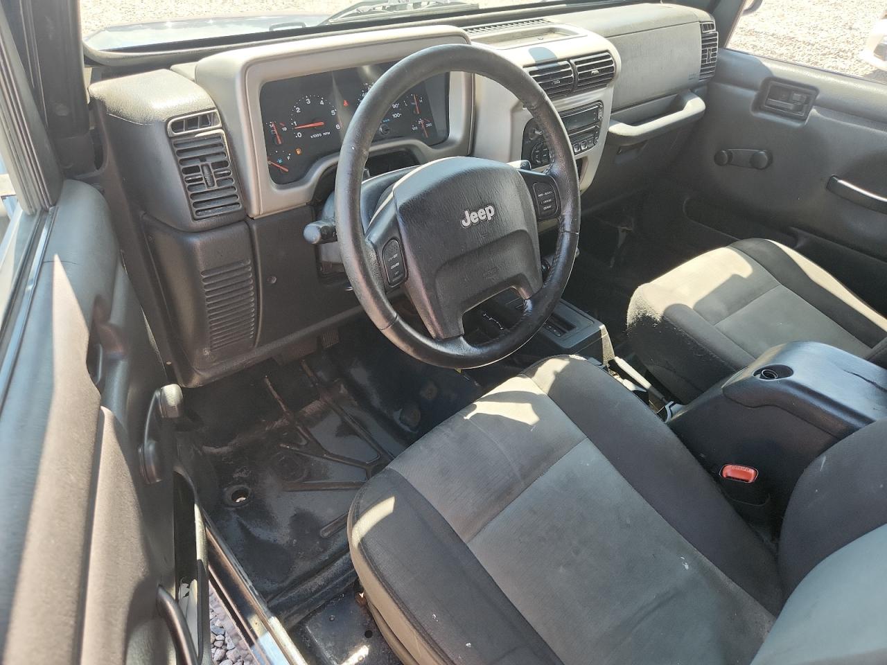 2005 Jeep Wrangler / Tj Unlimited Blue vin: 1J4FA44S35P324630