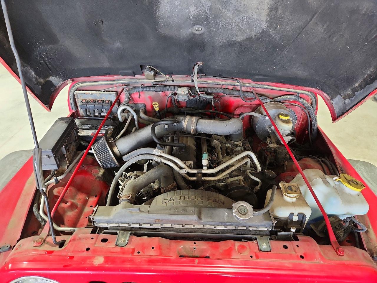 2005 Jeep Wrangler / Tj Unlimited Red vin: 1J4FA44S55P353529