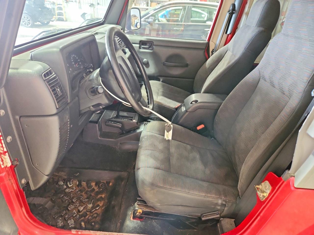 2005 Jeep Wrangler / Tj Unlimited Red vin: 1J4FA44S55P353529