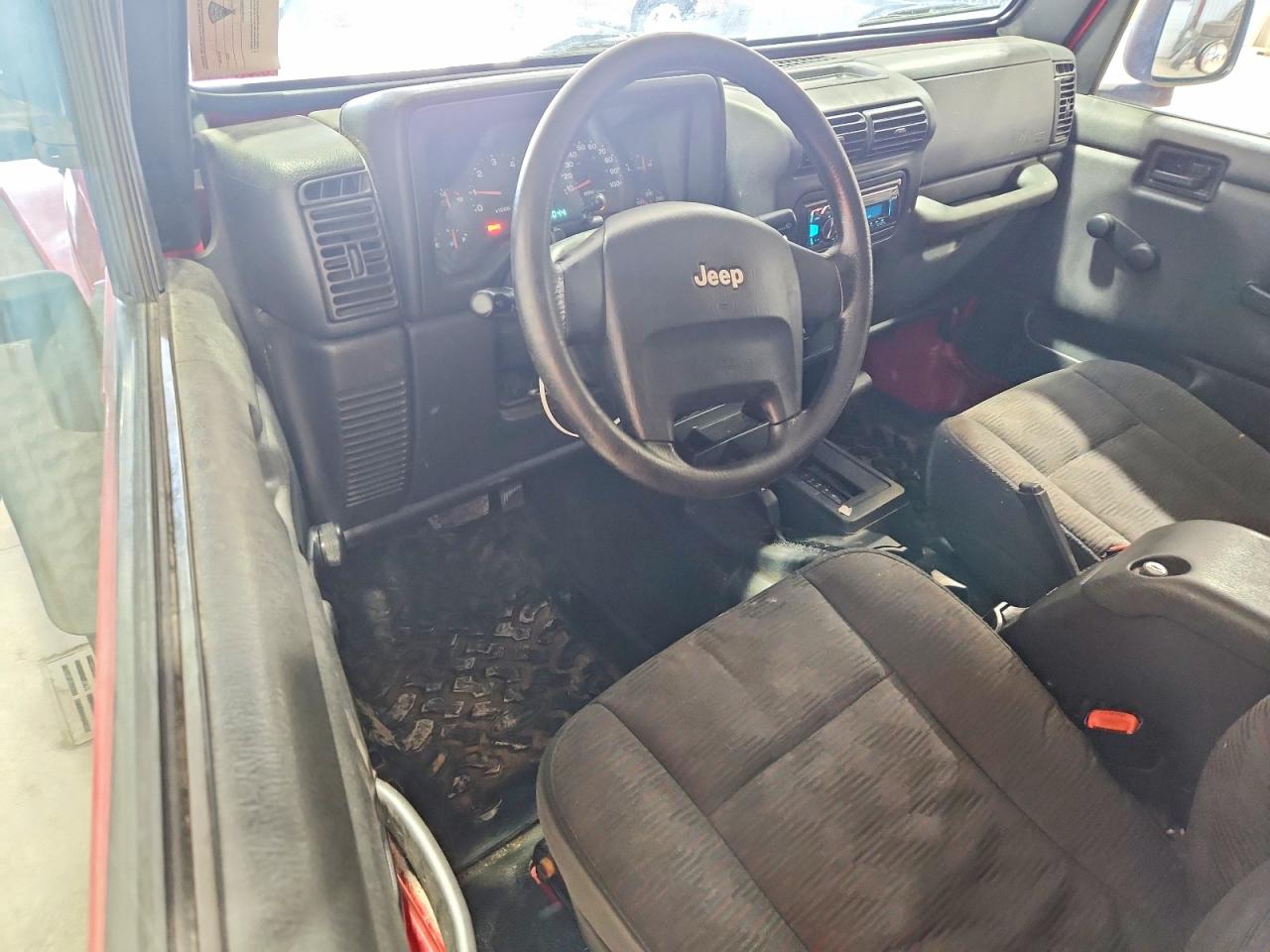 2005 Jeep Wrangler / Tj Unlimited Red vin: 1J4FA44S55P353529
