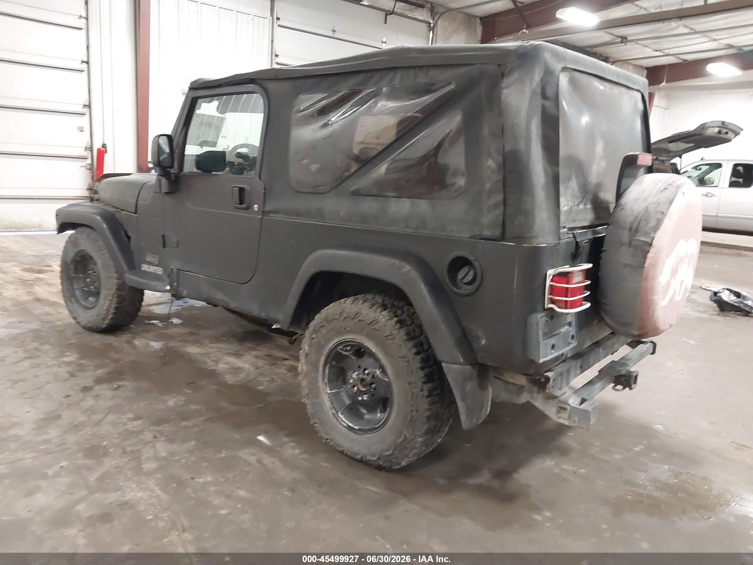 2006 Jeep Wrangler Unlimited Gray vin: 1J4FA44S56P737473