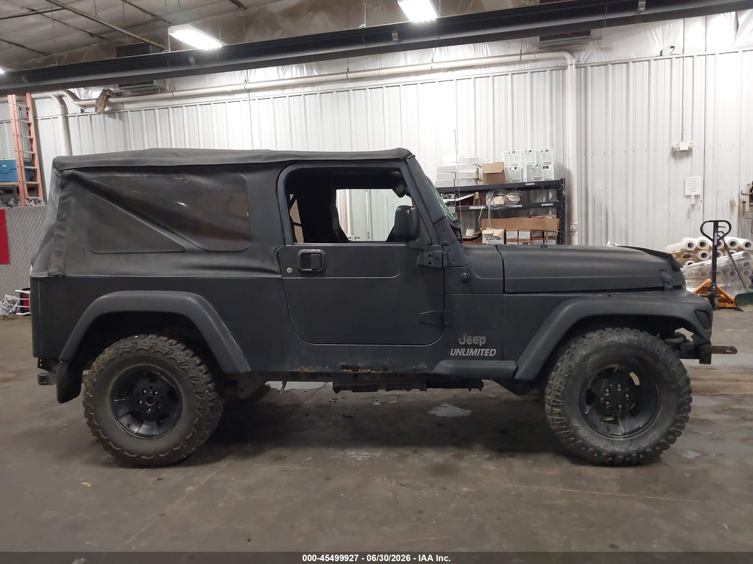 2006 Jeep Wrangler Unlimited Gray vin: 1J4FA44S56P737473