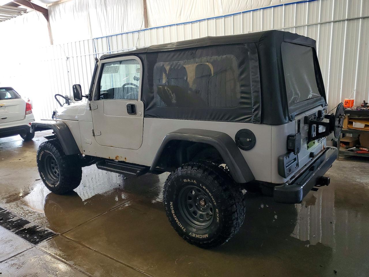 2006 Jeep Wrangler / Tj Unlimited Gray vin: 1J4FA44S66P726157