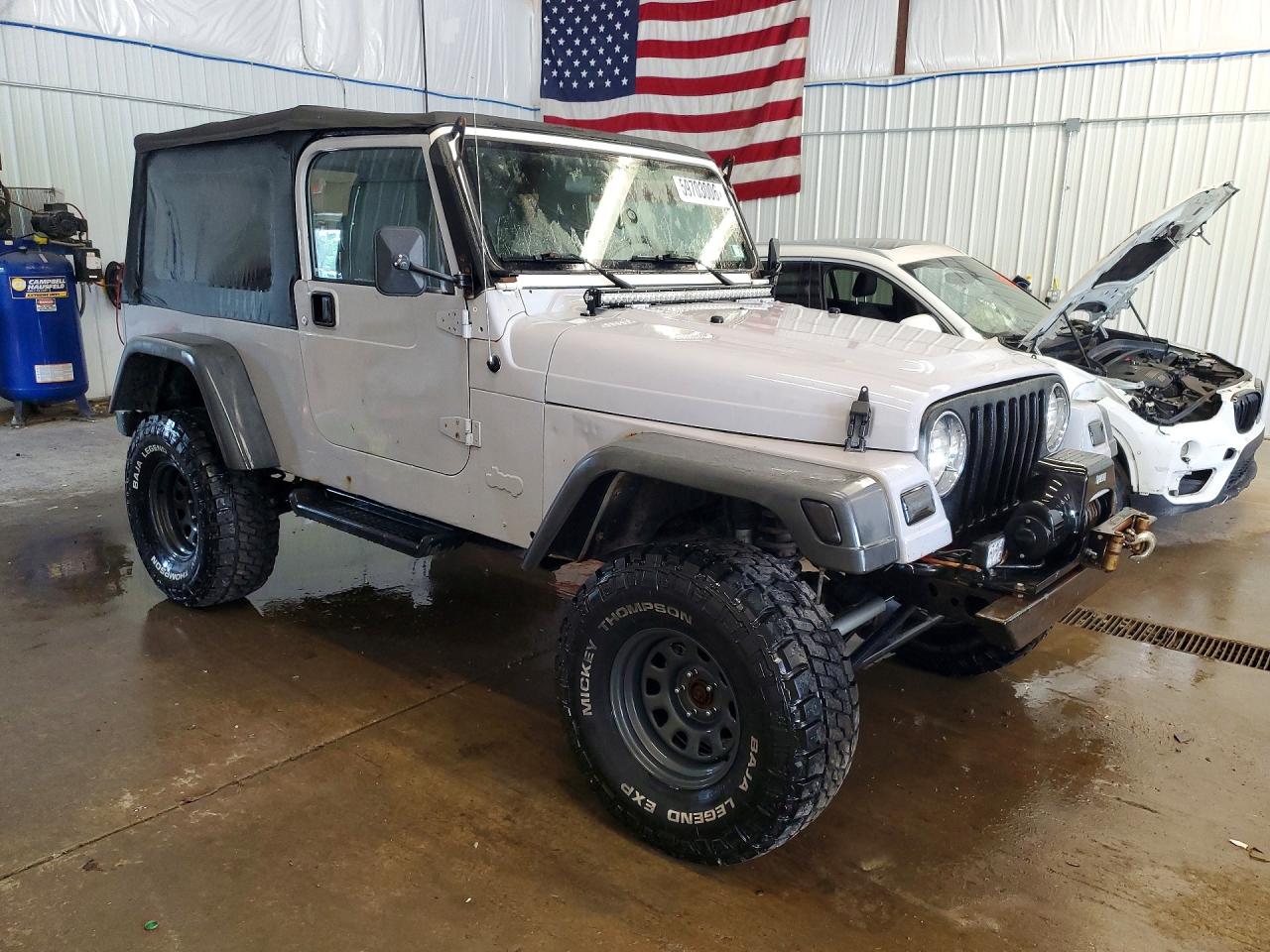 2006 Jeep Wrangler / Tj Unlimited Gray vin: 1J4FA44S66P726157