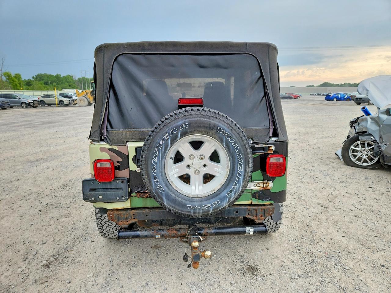 2006 Jeep Wrangler / Tj Unlimited Two Tone vin: 1J4FA44S66P735134