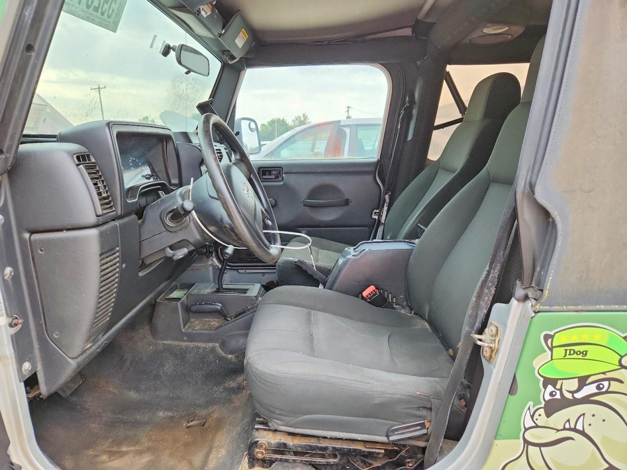 2006 Jeep Wrangler / Tj Unlimited Two Tone vin: 1J4FA44S66P735134