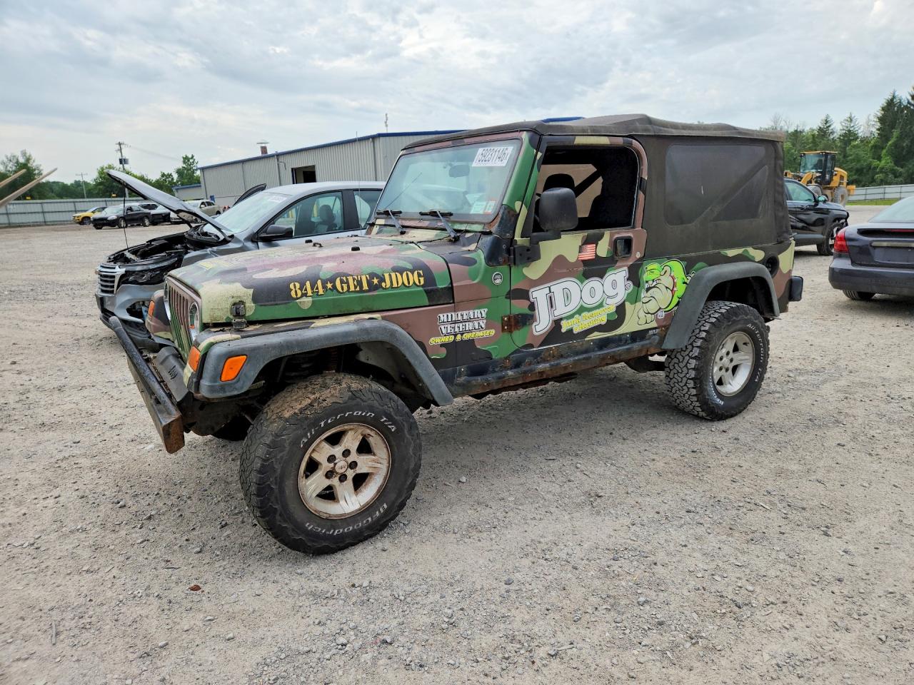 2006 Jeep Wrangler / Tj Unlimited Two Tone vin: 1J4FA44S66P735134