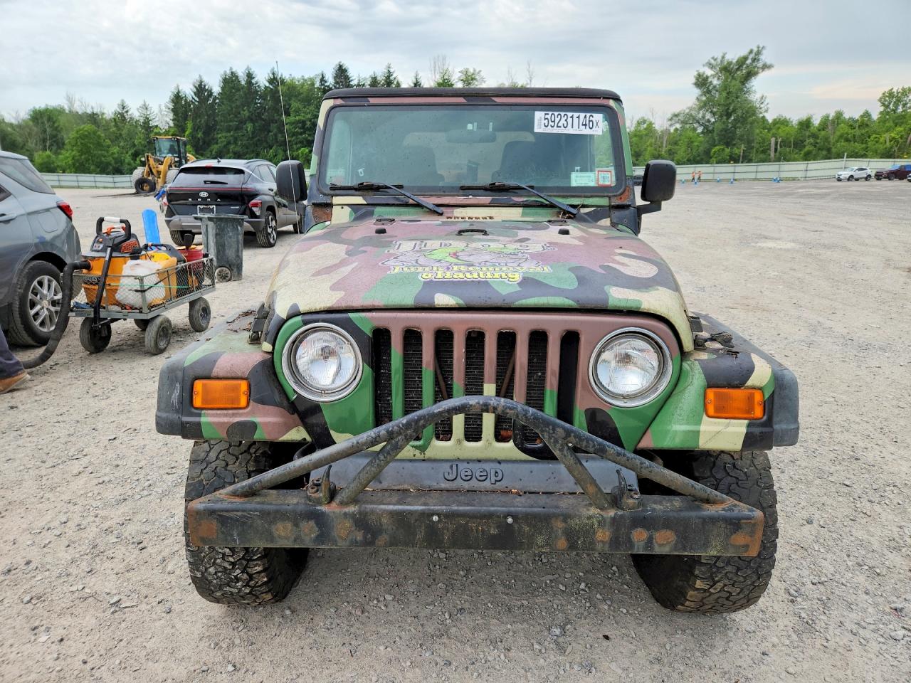 2006 Jeep Wrangler / Tj Unlimited Two Tone vin: 1J4FA44S66P735134