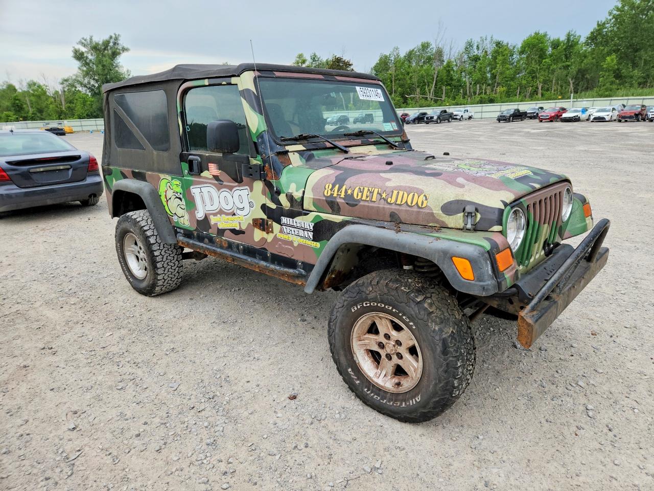 2006 Jeep Wrangler / Tj Unlimited Two Tone vin: 1J4FA44S66P735134