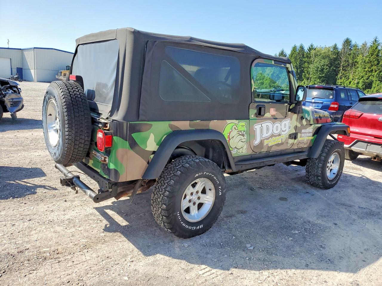 2006 Jeep Wrangler / Tj Unlimited Green vin: 1J4FA44S66P735134